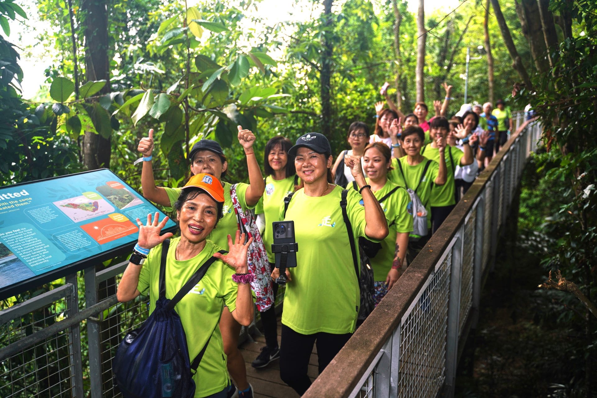 papazao-participants-walk-sentosa-firstcom-academy-4