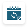 flexible scheduling icon